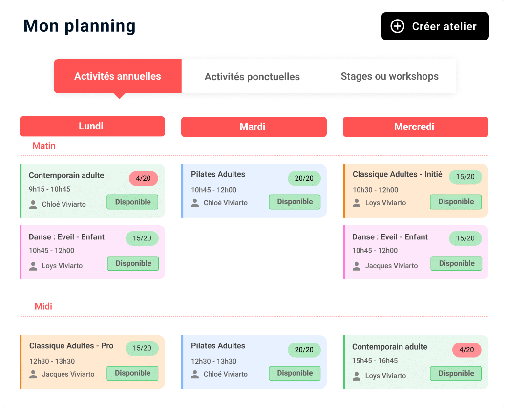 Mon planning