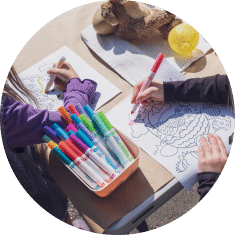 Logiciel de gestion pour centre d'activités culturelles, atelier coloriage enfants