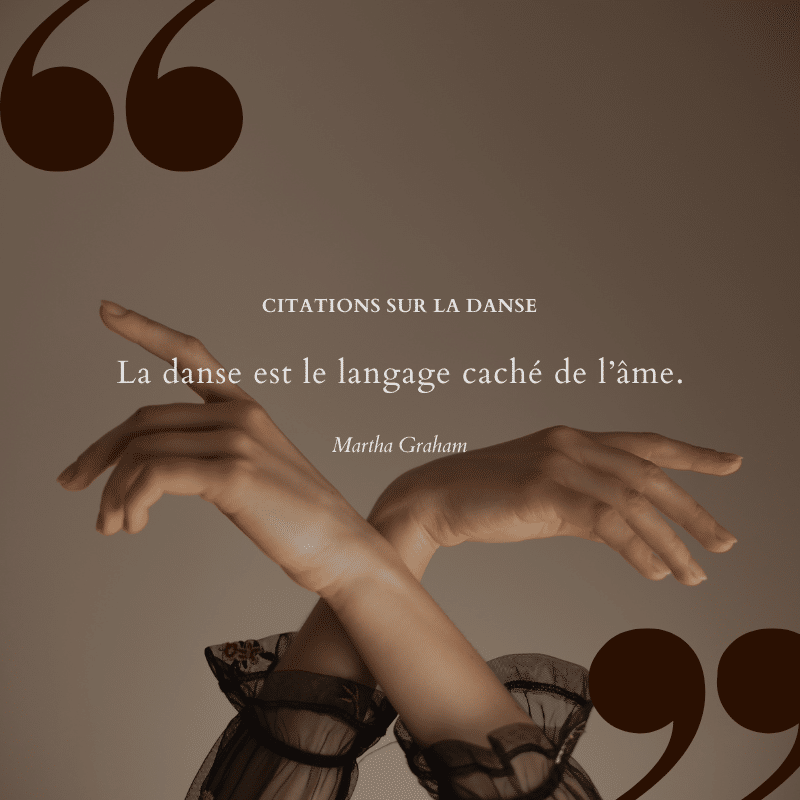 citation courte sur la danse