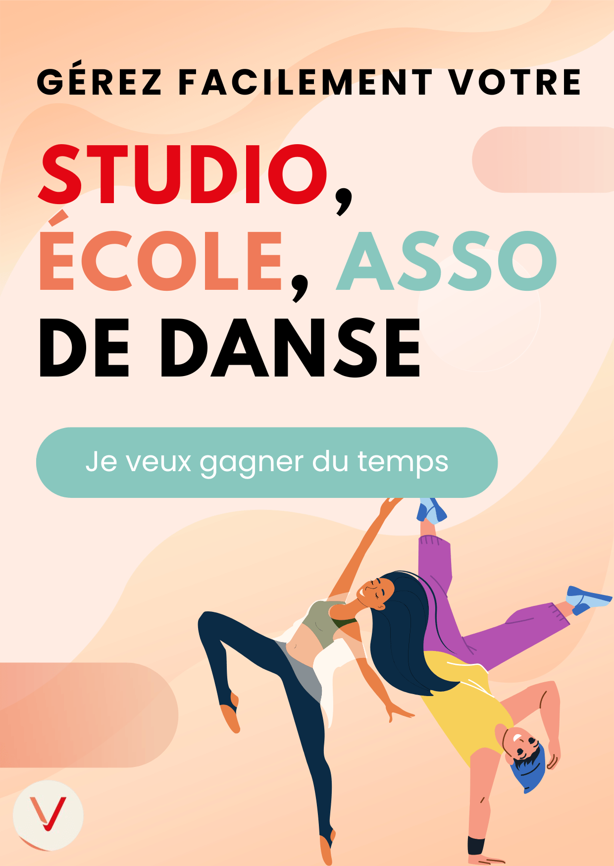 bannière gérez votre asso, école, studio de danse avec le logiciel Viviarto